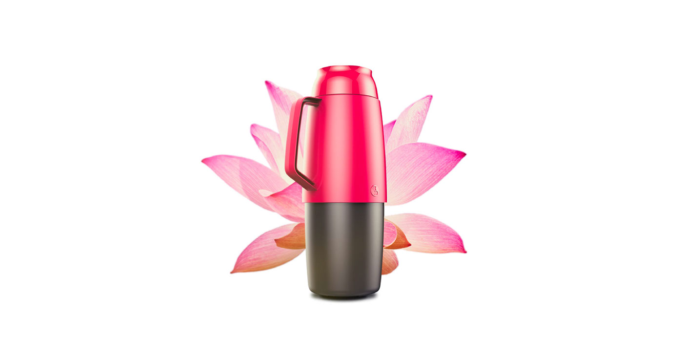 Water cup，For women，high-quality，high-grade，Lotus，industrial design，