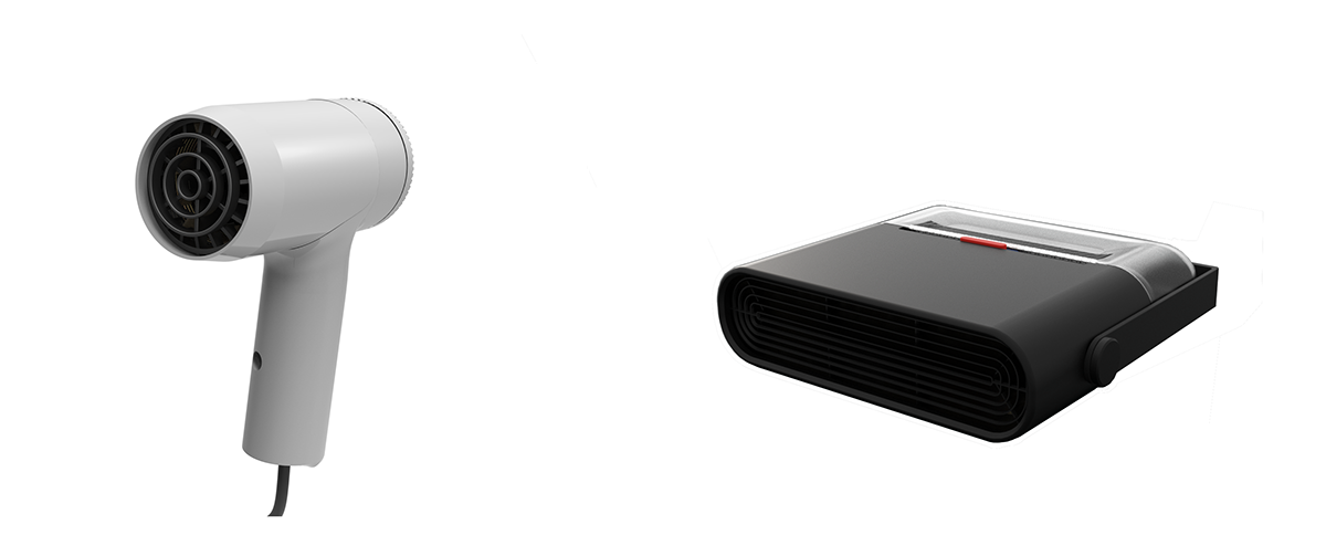 industrial design，Cool black，Household appliances，pretty，Portable，Hair dryer，