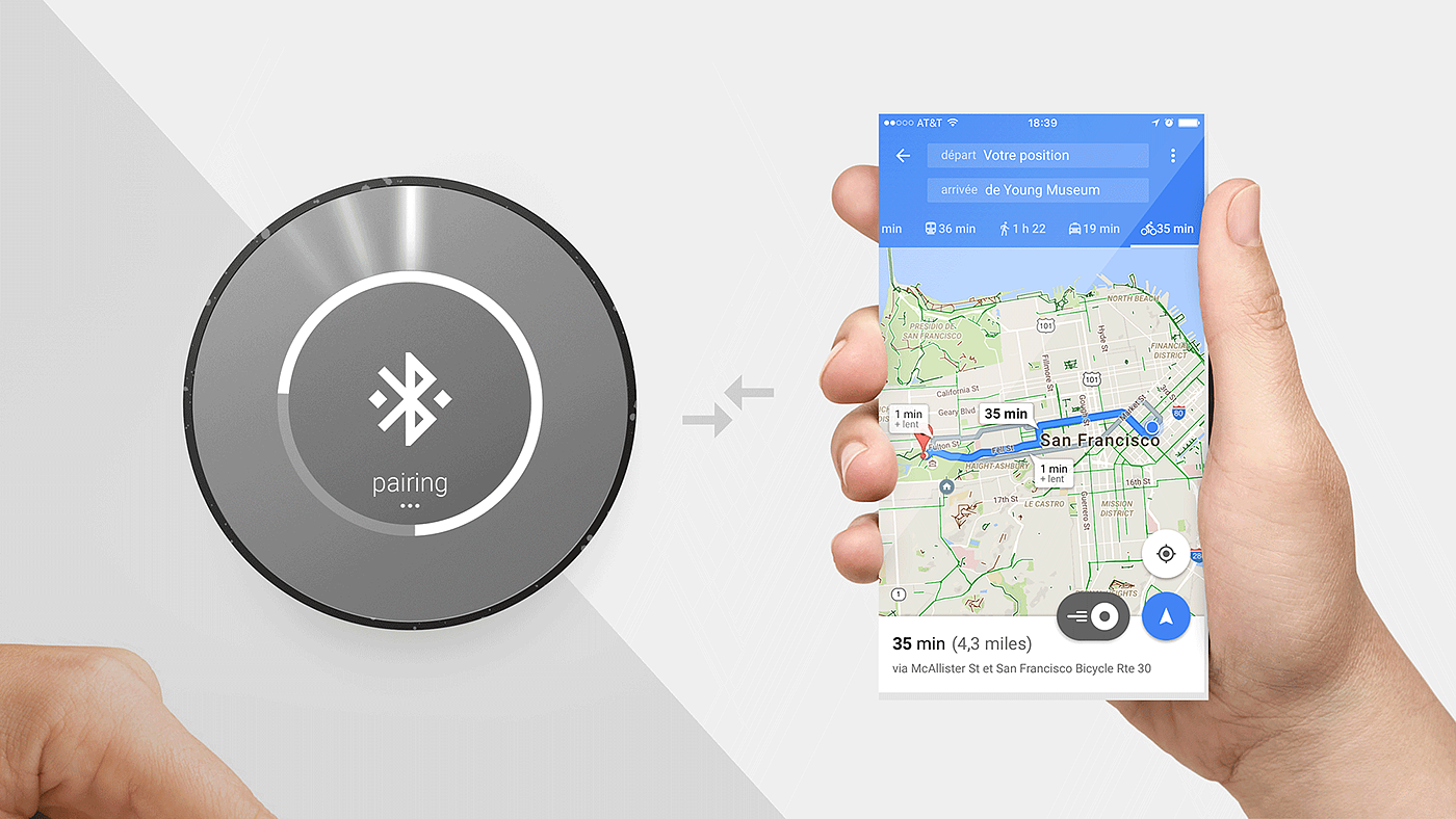 Bicycle navigation，intelligence，industrial design，product design，