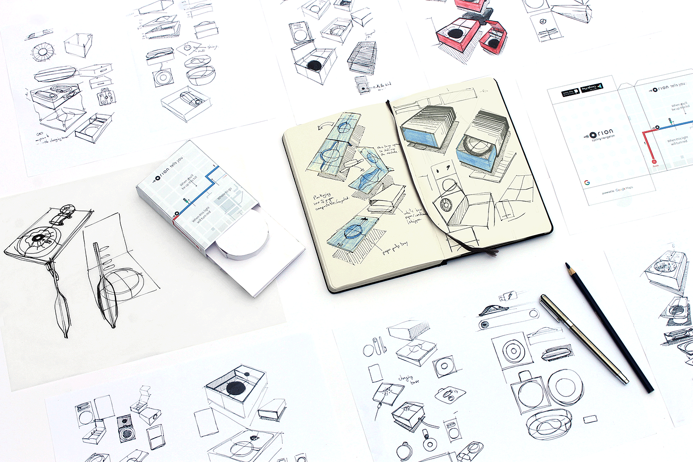 Bicycle navigation，intelligence，industrial design，product design，