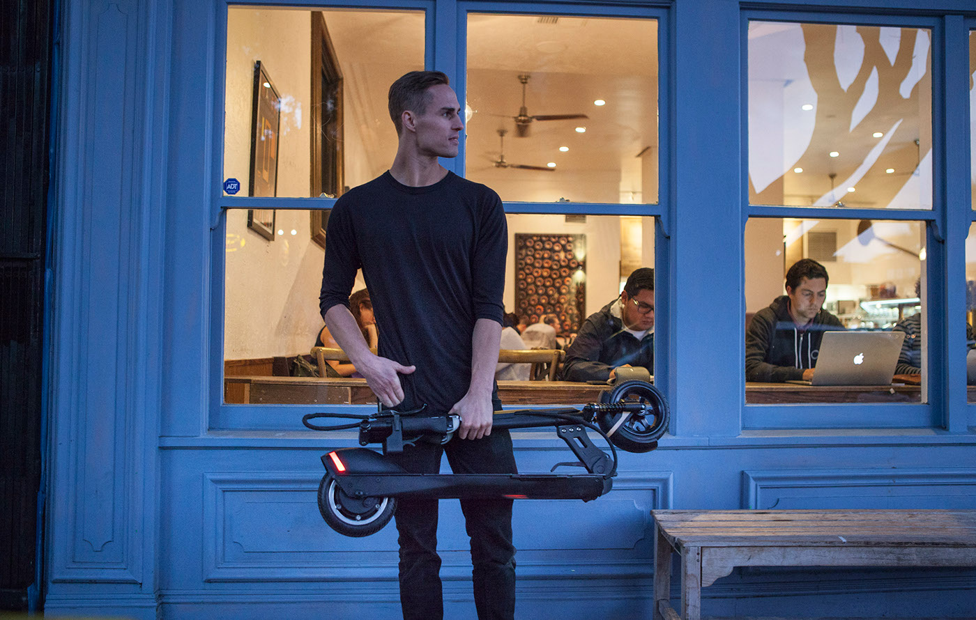 ecoreco，facilitate，Electric scooter，Lightweight fashion，intelligence，Navigation，