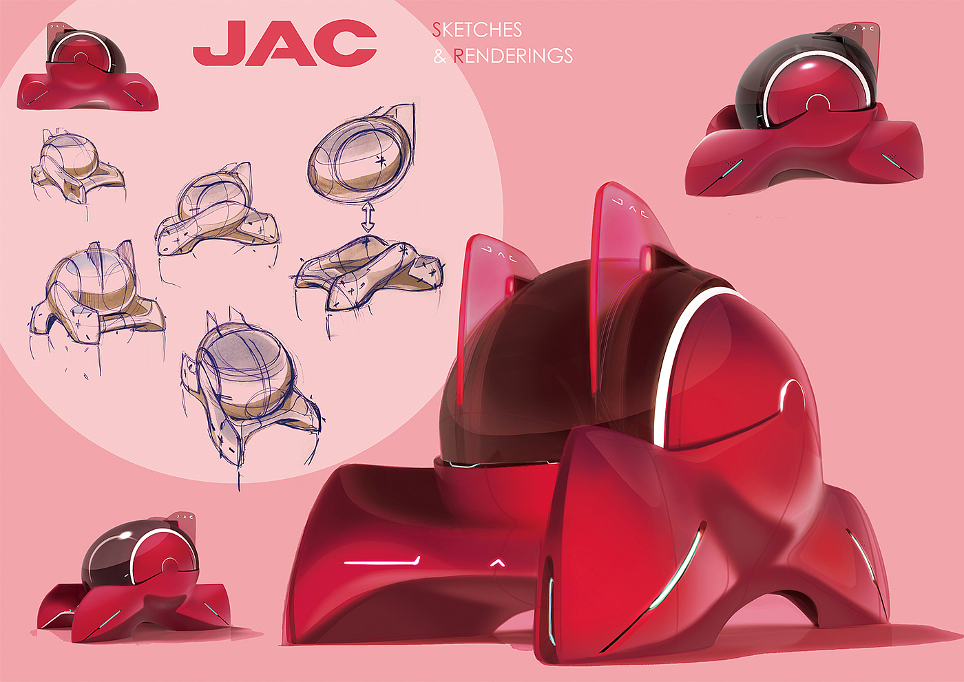 jacgo，lovely，Cartoon，inspiration，ferris wheel，conceptual design，Pikachu ，automobile，