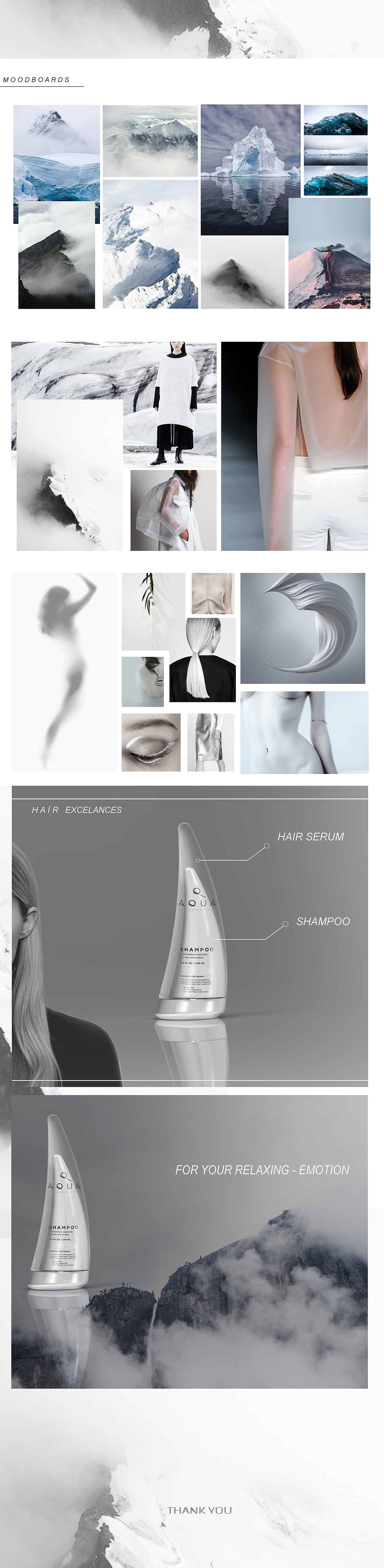 originality，shampoo，packing design，inspiration，Mountain fog，industrial design，