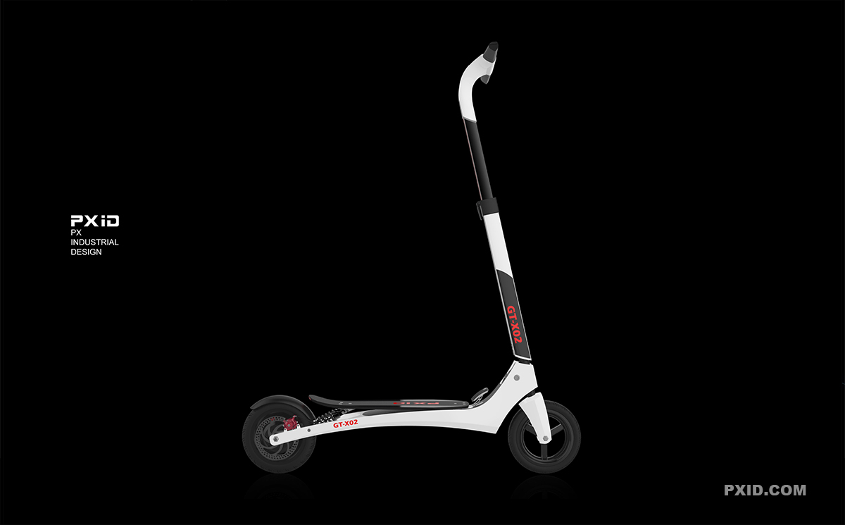 Scooter design，Design of electric scooter，pxid，Balance car design，Body feeling car design，