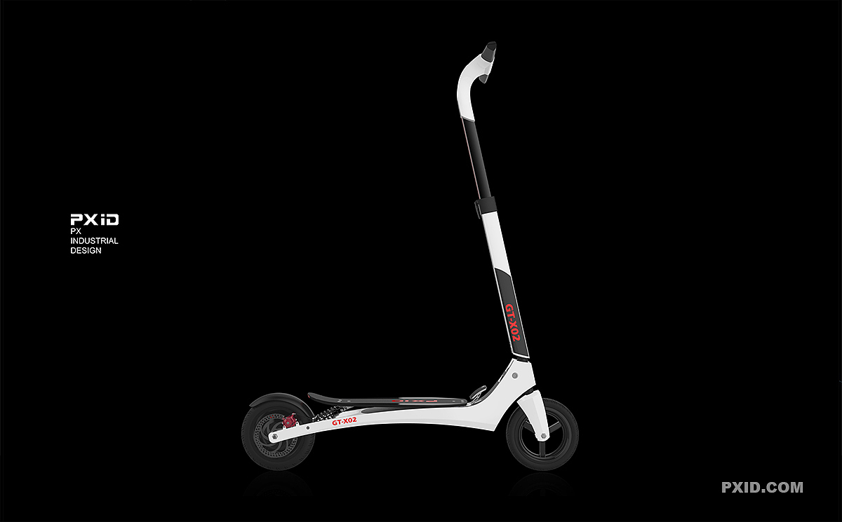 Scooter design，Design of electric scooter，pxid，Balance car design，Body feeling car design，