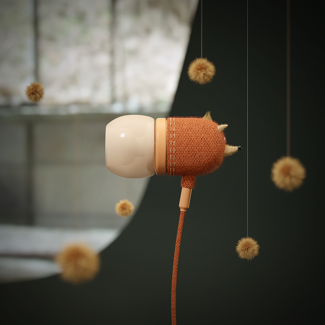 fashion，Home，lovely，animal，music，headset，