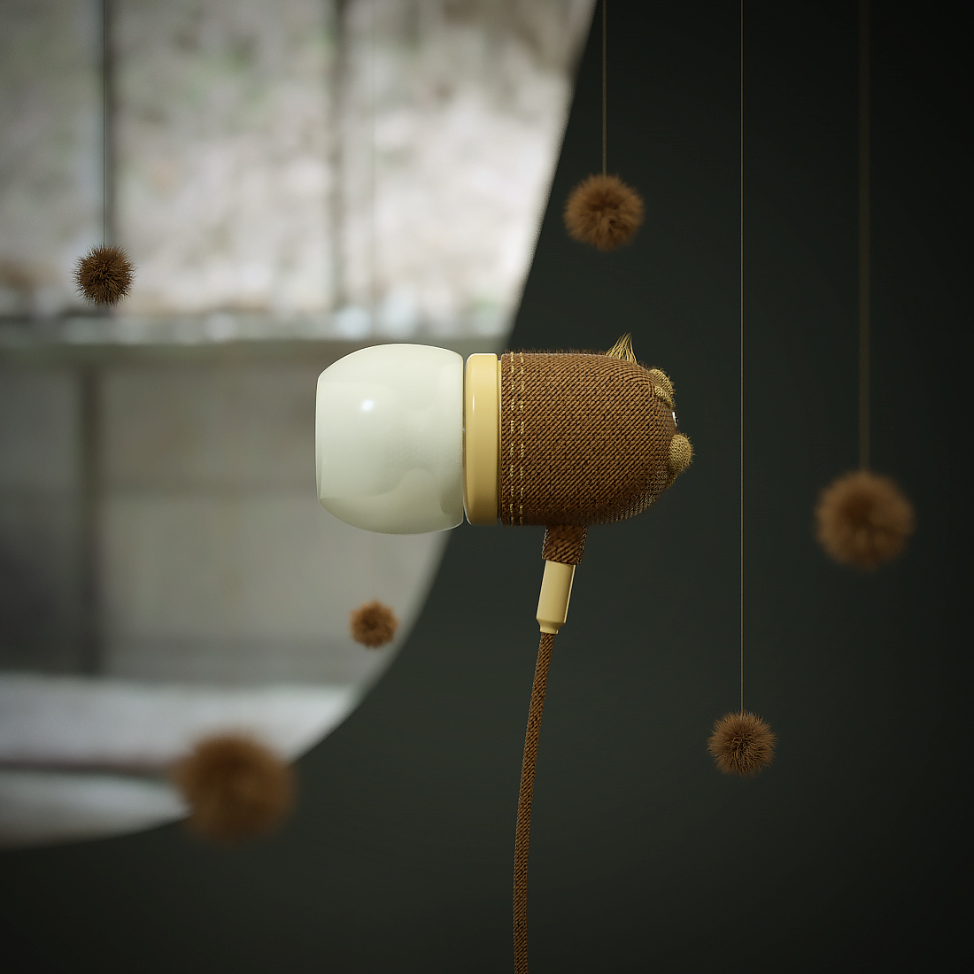 fashion，Home，lovely，animal，music，headset，