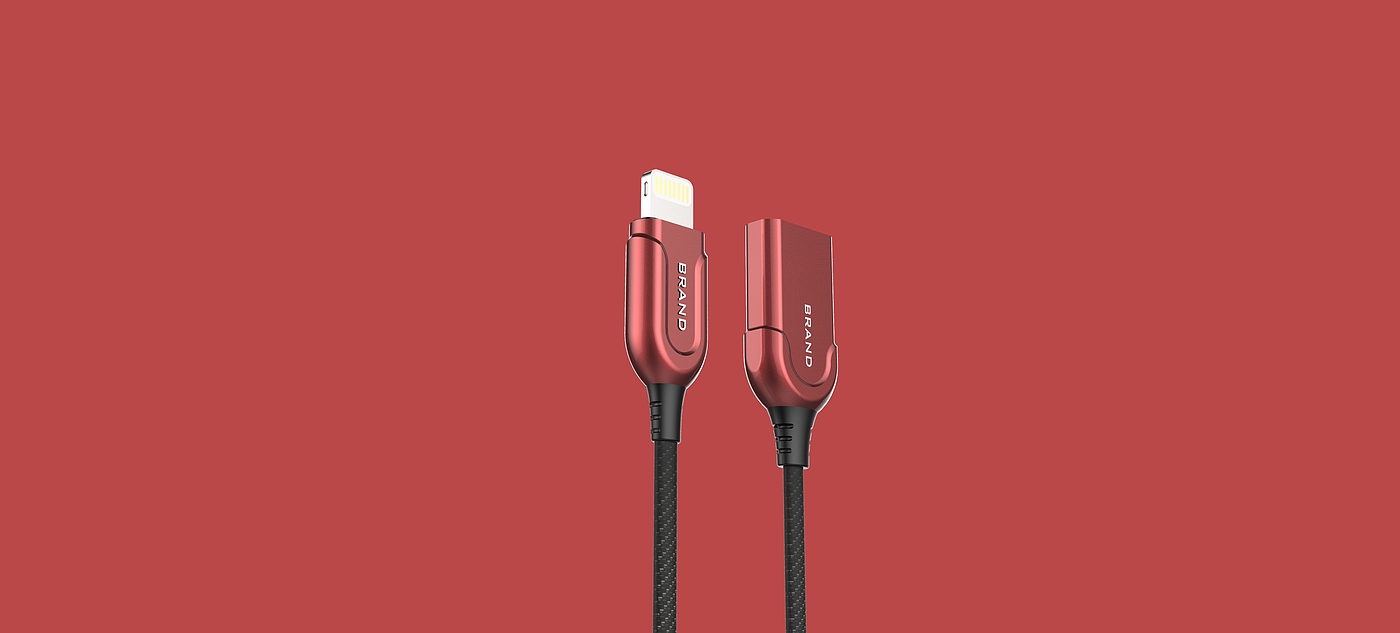 USB plug shape，