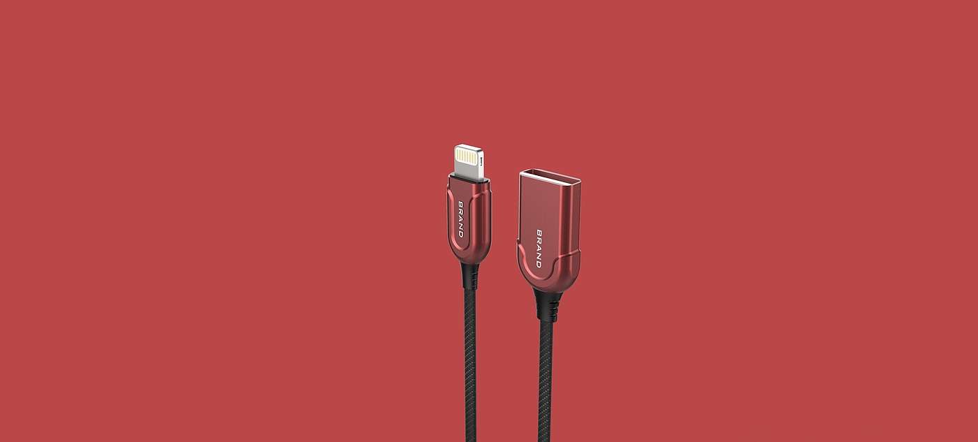USB插头造型，