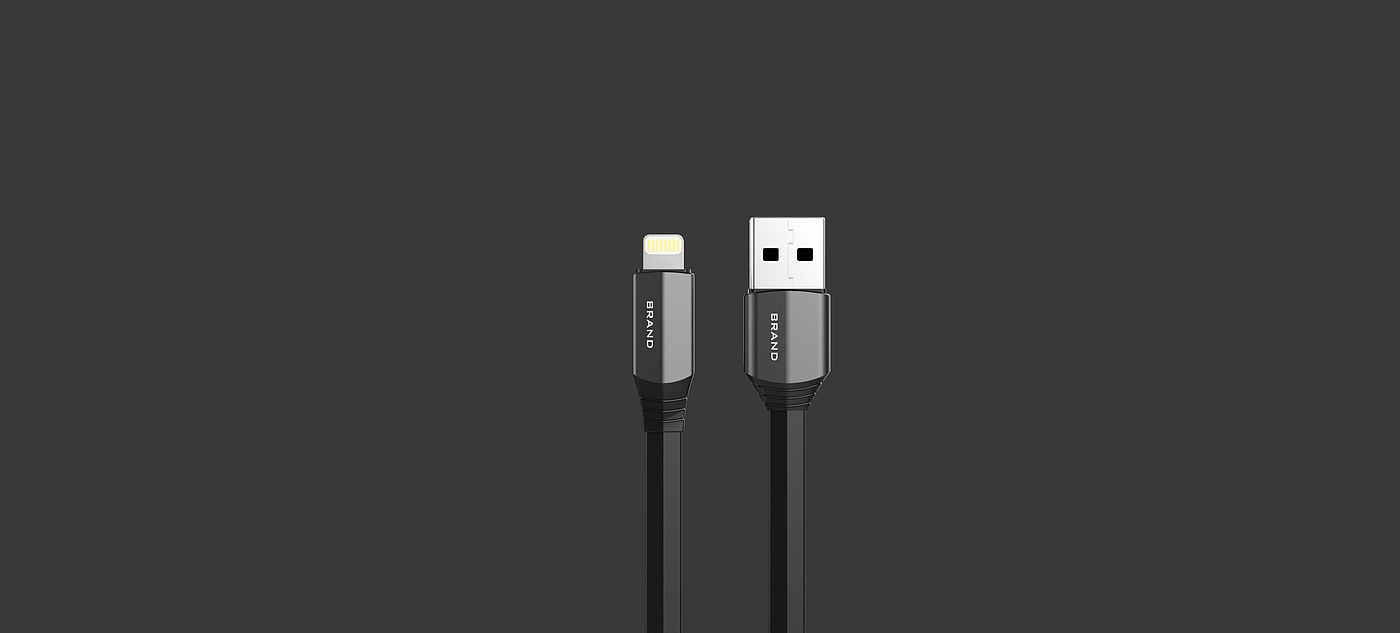 USB plug shape，
