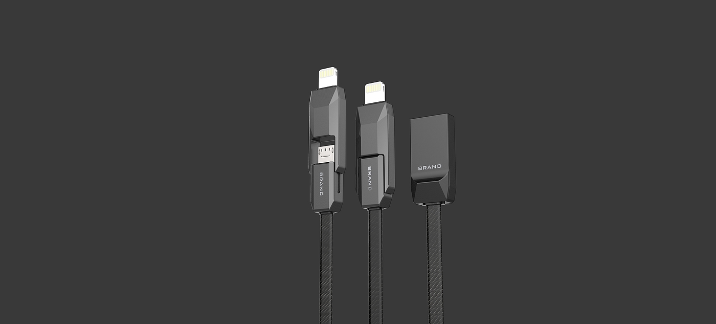USB plug shape，