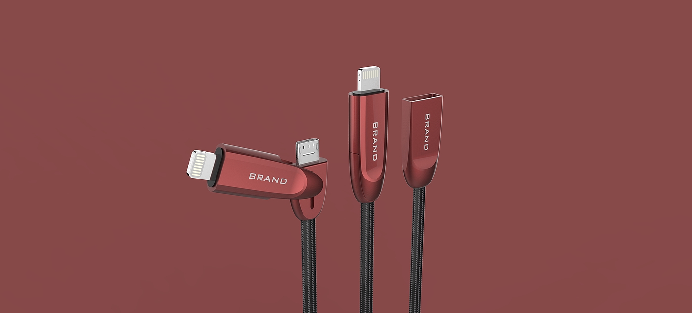 USB plug shape，