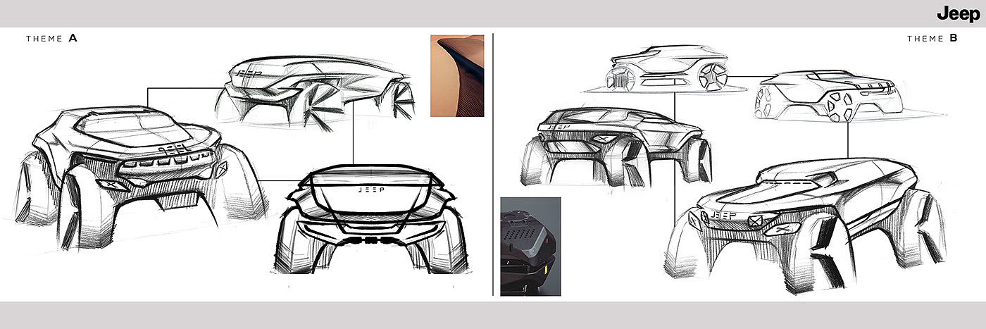 jeep，吉普，越路，概念设计，汽车设计，工业设计，