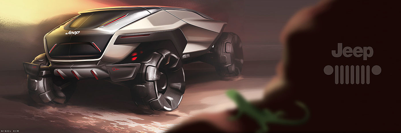 jeep，jeep，Cross the road，conceptual design，Automobile design，industrial design，