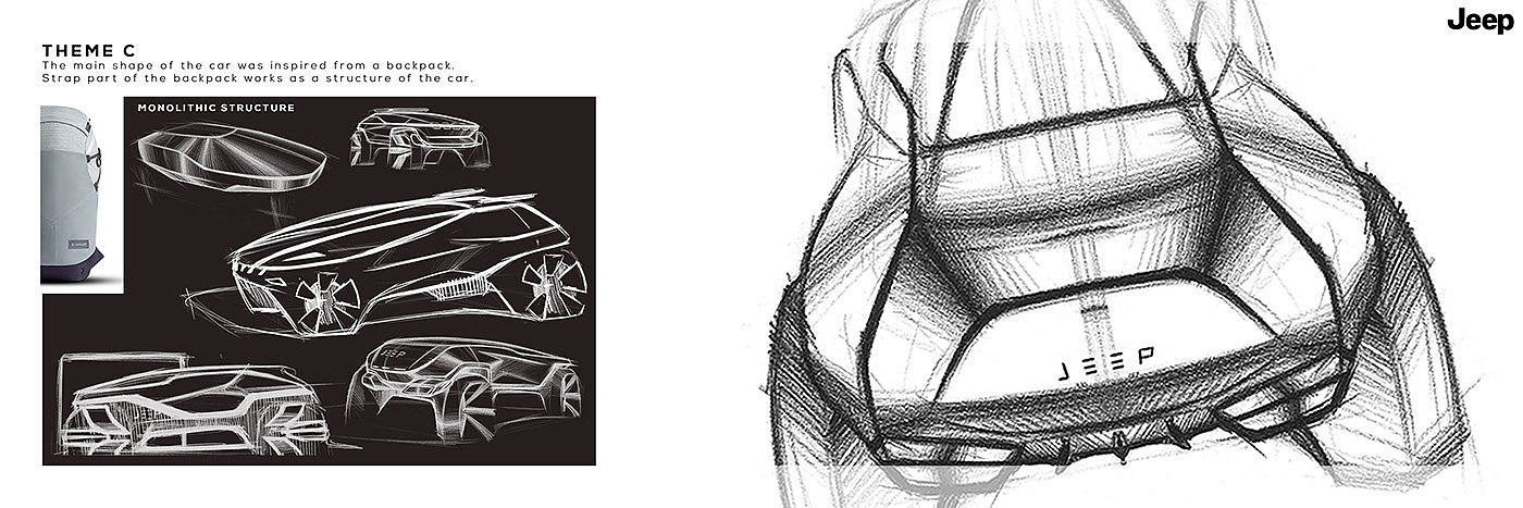 jeep，吉普，越路，概念设计，汽车设计，工业设计，