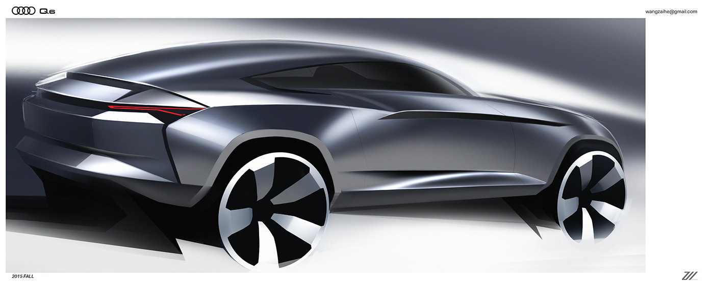 audi，manuscript，industrial design，Automobile design，