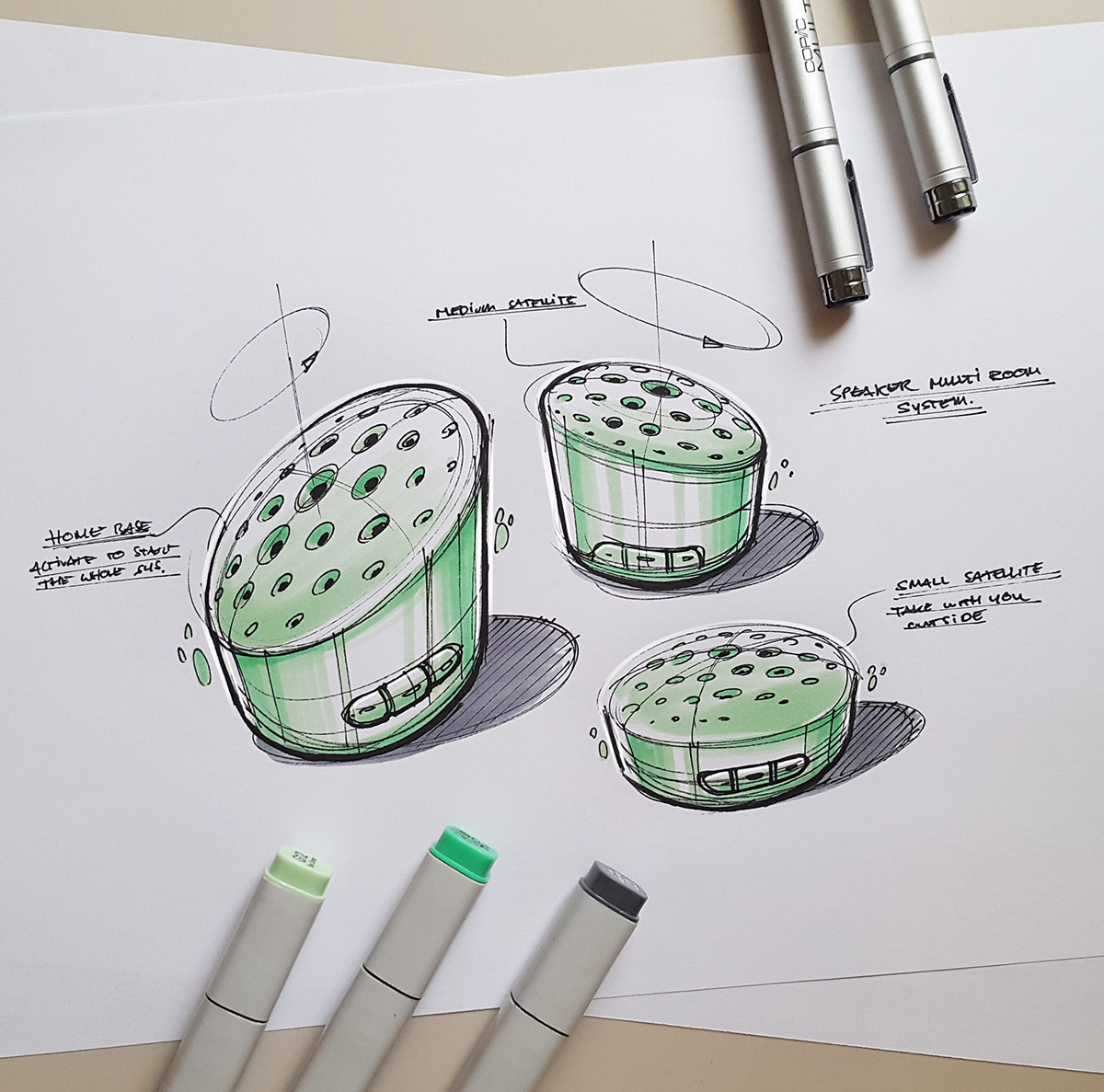 Hand drawn，manuscript，industrial design，product design，