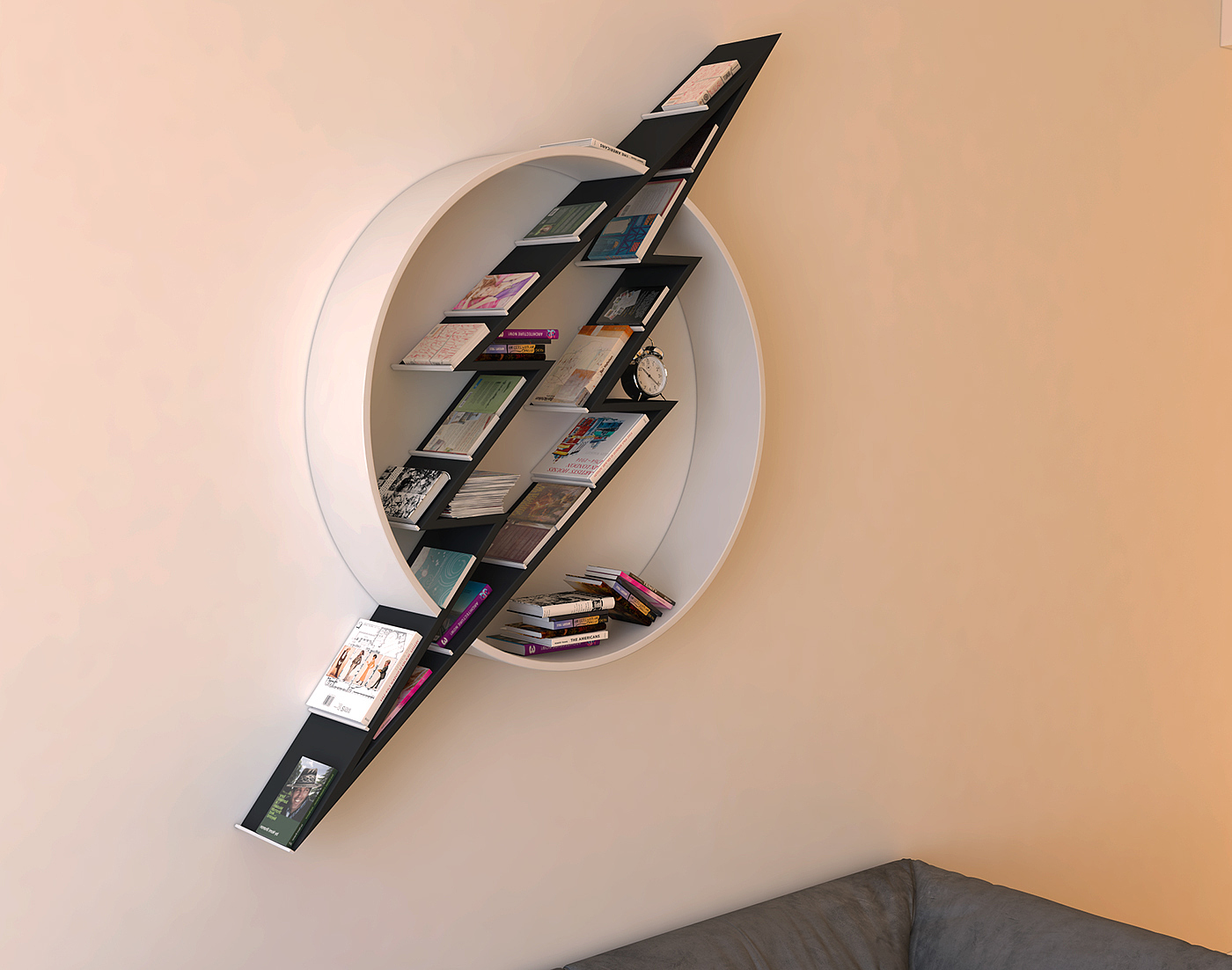 Flash，bookshelf，sign，logo，originality，furniture design ，industrial design，