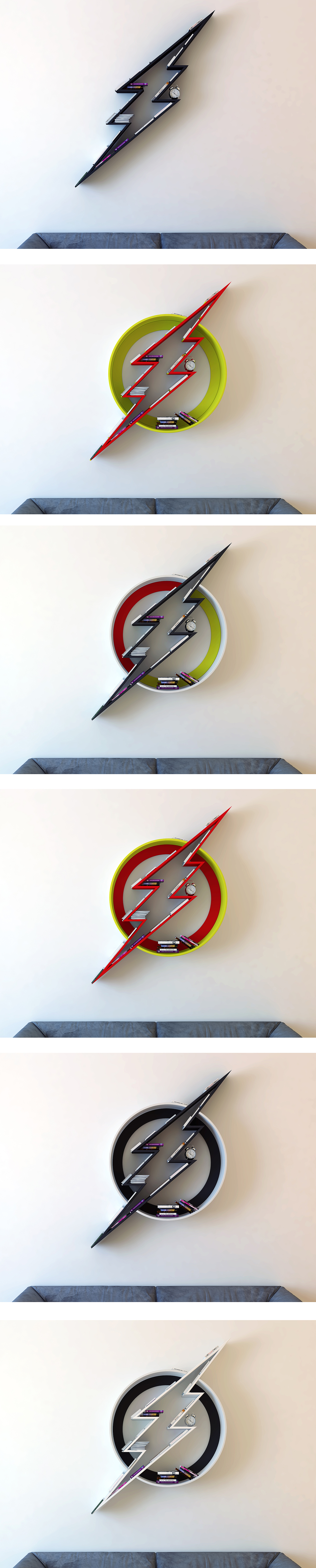 Flash，bookshelf，sign，logo，originality，furniture design ，industrial design，