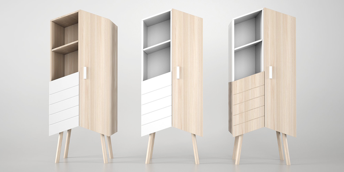 originality，furniture design ，Break through tradition，practical，Storage cabinet，details，industrial design，
