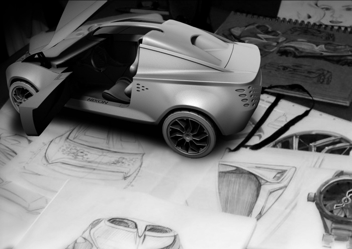 bmw，Automobile design，design sketch，