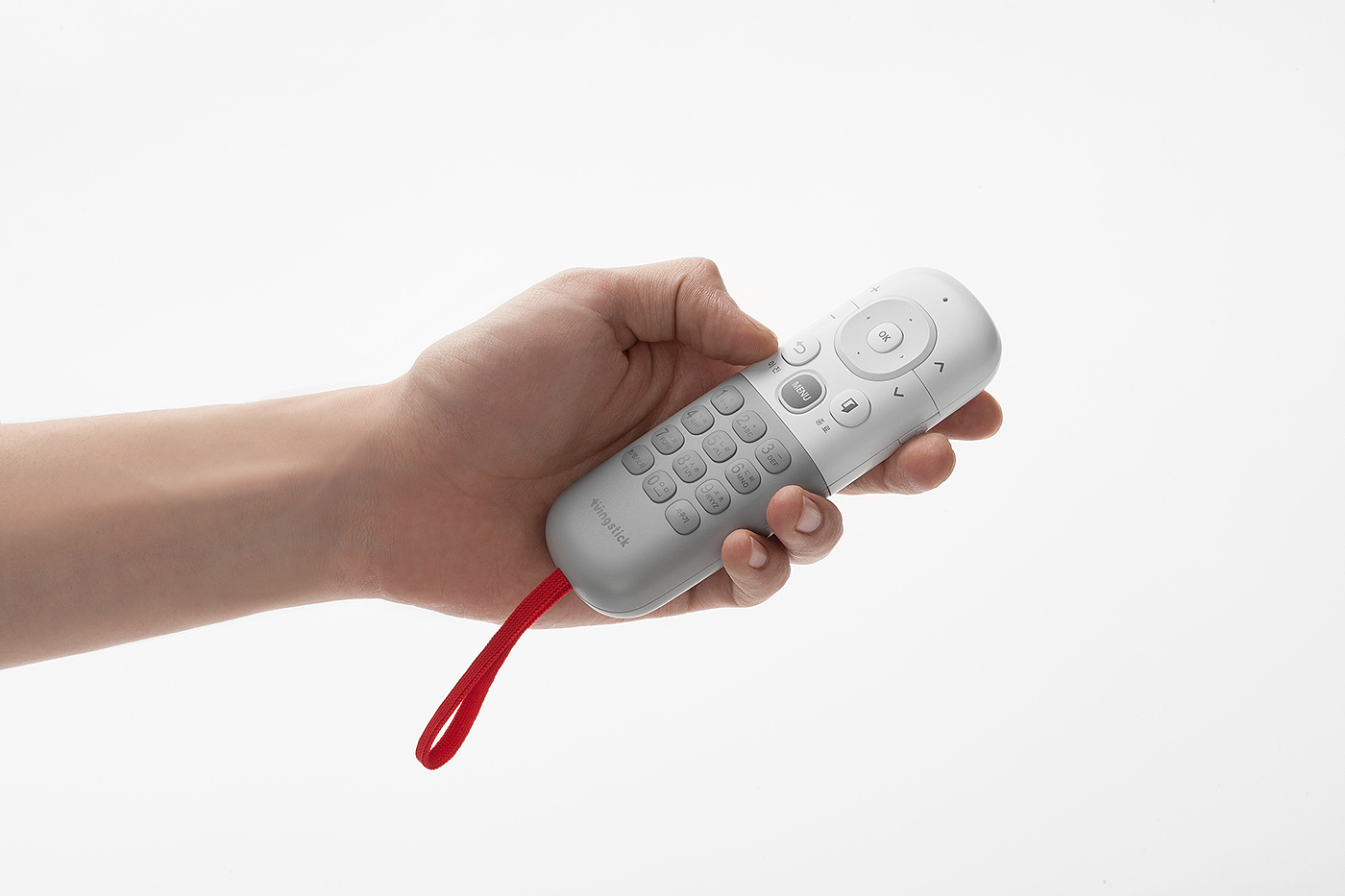 Remote control，fillet，Grayish white，product design，industrial design，