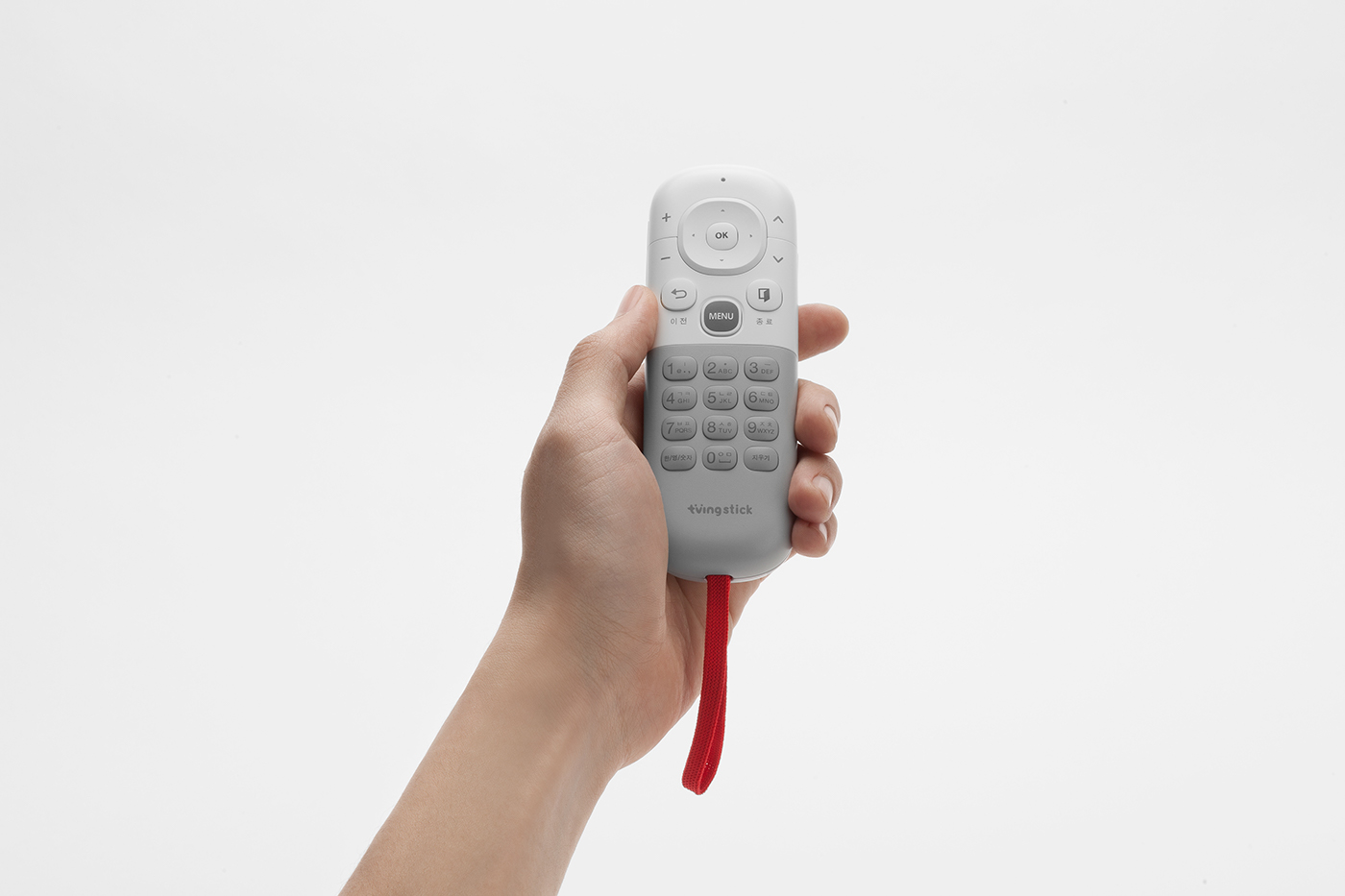 Remote control，fillet，Grayish white，product design，industrial design，