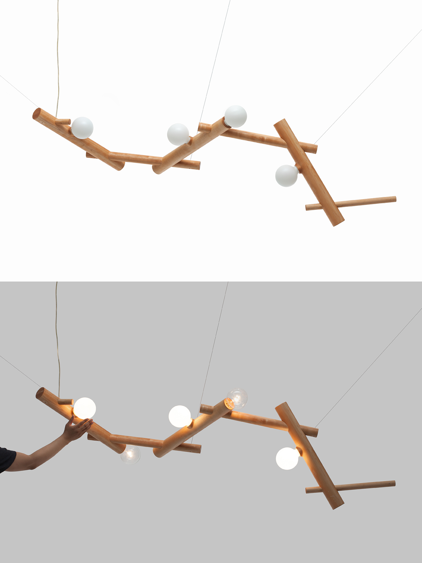 electric light，lamps and lanterns，fruit，branch，Interesting，originality，industrial design，