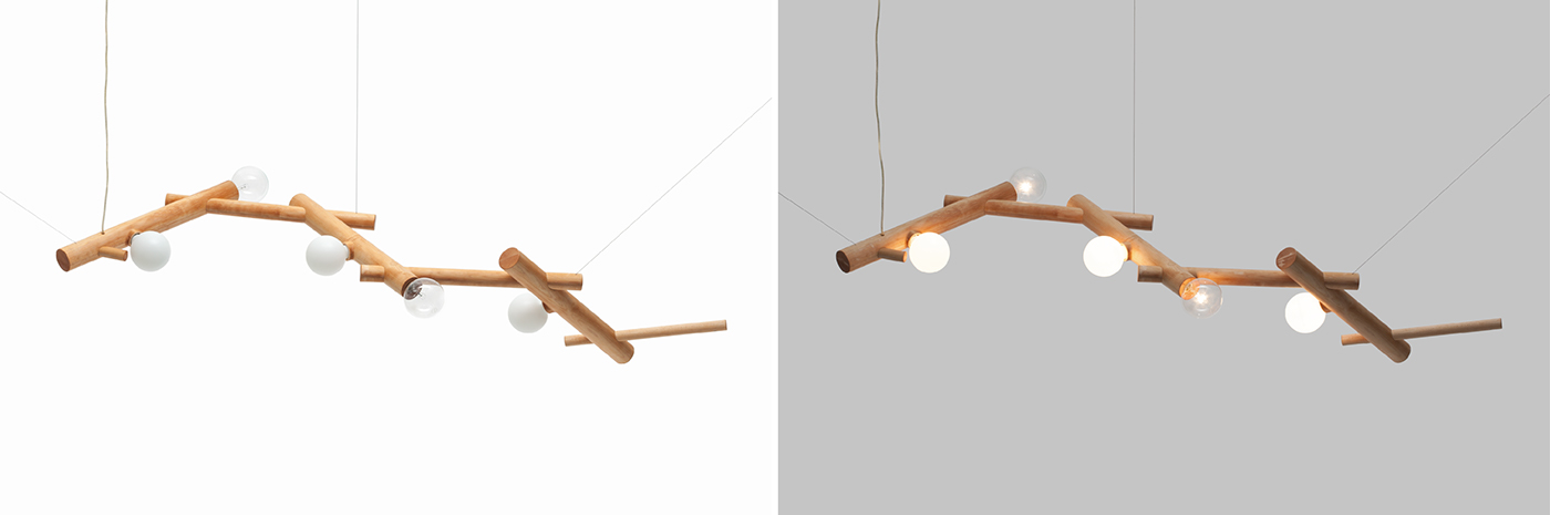 electric light，lamps and lanterns，fruit，branch，Interesting，originality，industrial design，