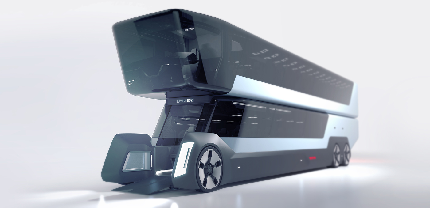 man，All 2. 0，Future bus，conceptual design，Passenger car，People with disabilities are more equal，More convenient，