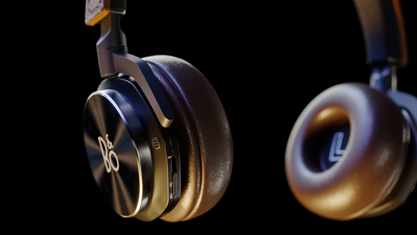 b&o，h8，headset，model design ，Render，Electronics，industrial design，