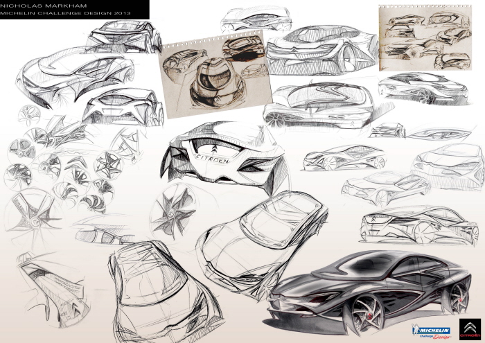 Automobile design，design sketch，