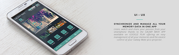 Samsung，Smart watch companion，Portable，Projector，Electronics，industrial design，