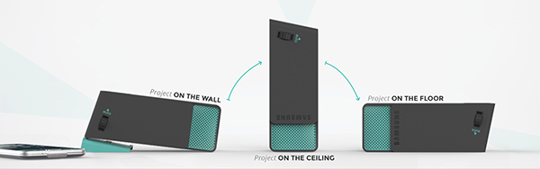 Samsung，Smart watch companion，Portable，Projector，Electronics，industrial design，