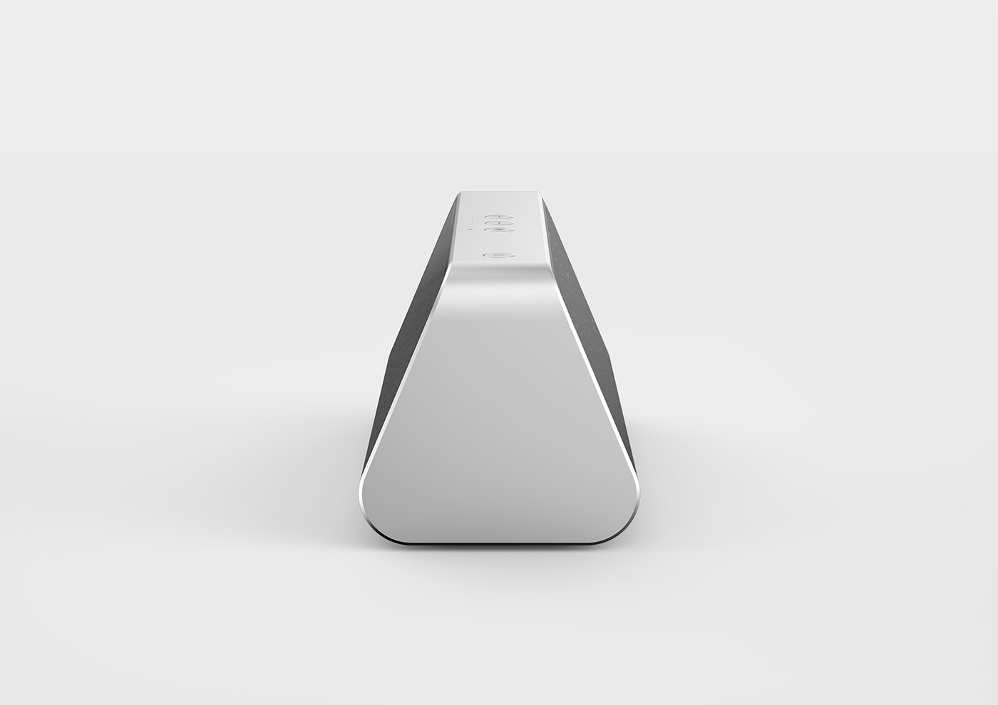 quietly brilliant ，Metallic luster，fashion，light，triangle，Bluetooth Speaker ，industrial design，Mini，