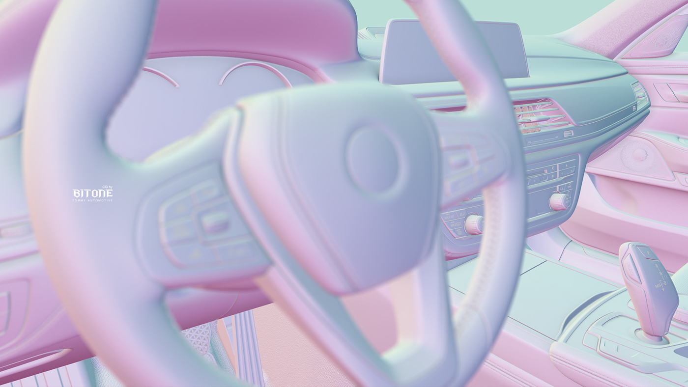 bmw，cab，Interior，Industrial practice，product design，