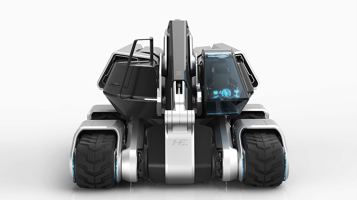 HHI brand，Hyundai Heavy Industries，conceptual design，innovate，New industrial equipment，industrial design，Mechanical vehicle，