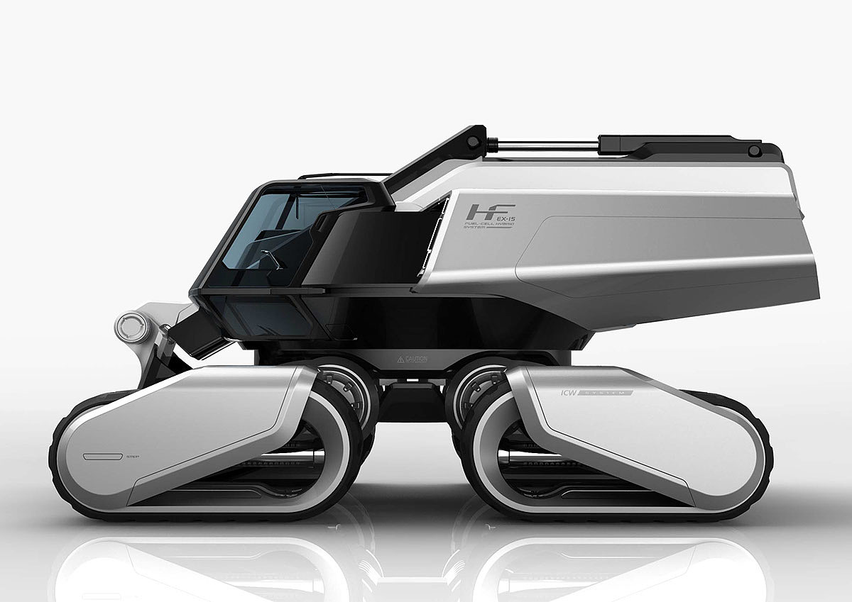 HHI brand，Hyundai Heavy Industries，conceptual design，innovate，New industrial equipment，industrial design，Mechanical vehicle，