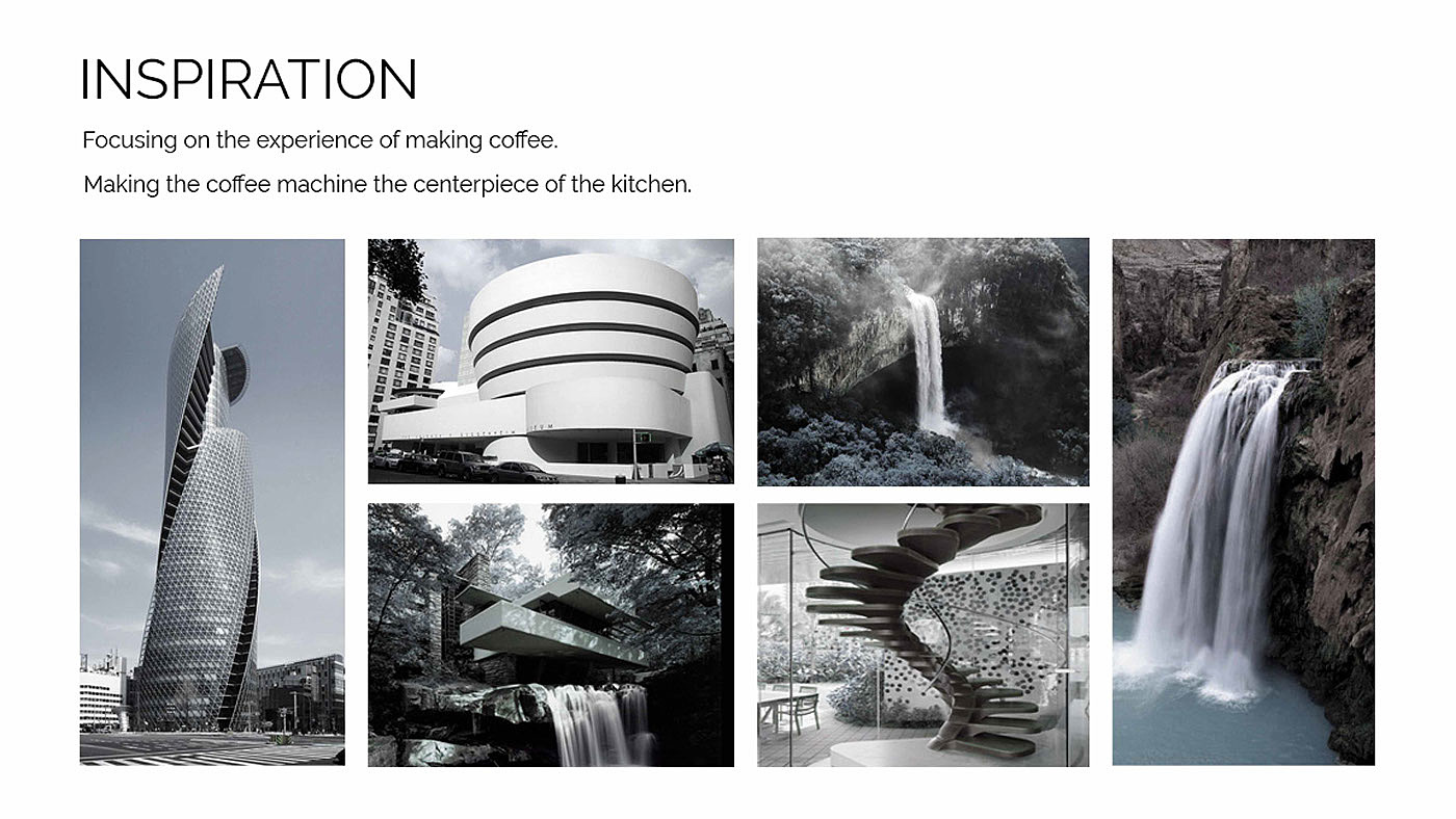 Enjoy the moment，waterfall，Coffee machine，originality，Stunning，Interesting，industrial design，
