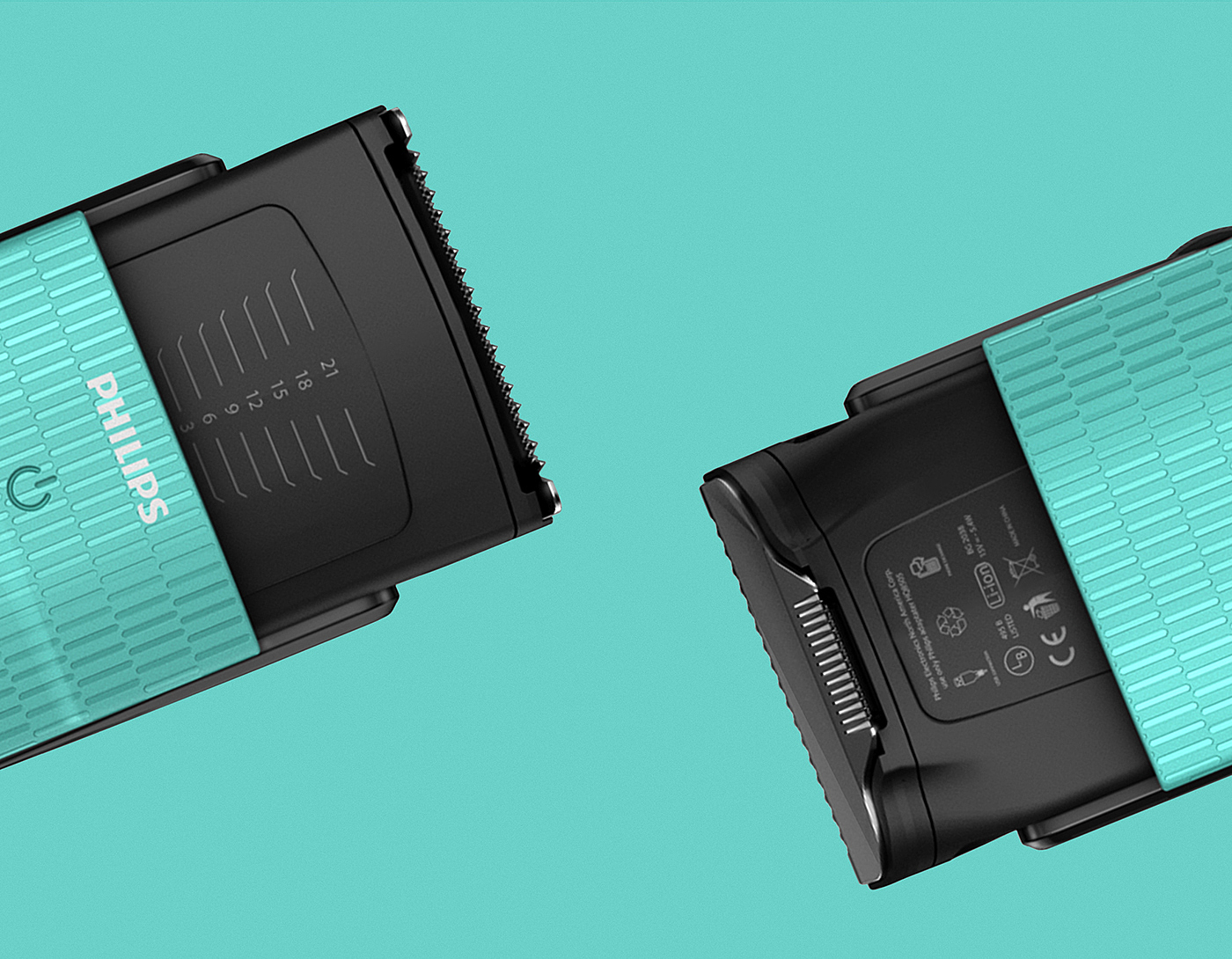 Philips，Electric shaver，Non-marking ，industrial design，product design，
