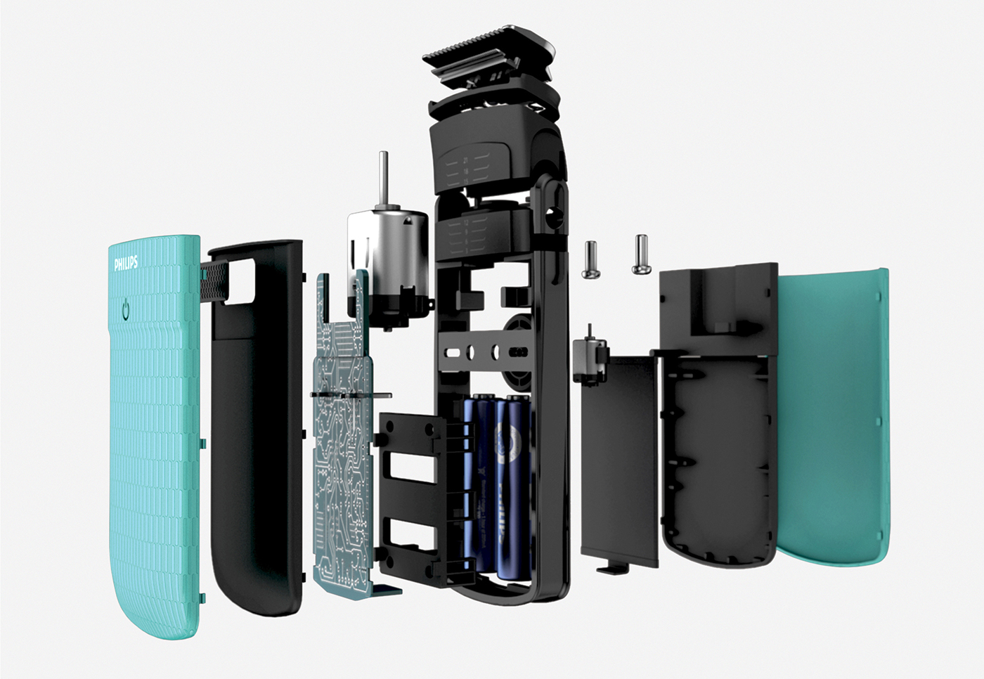 Philips，Electric shaver，Non-marking ，industrial design，product design，