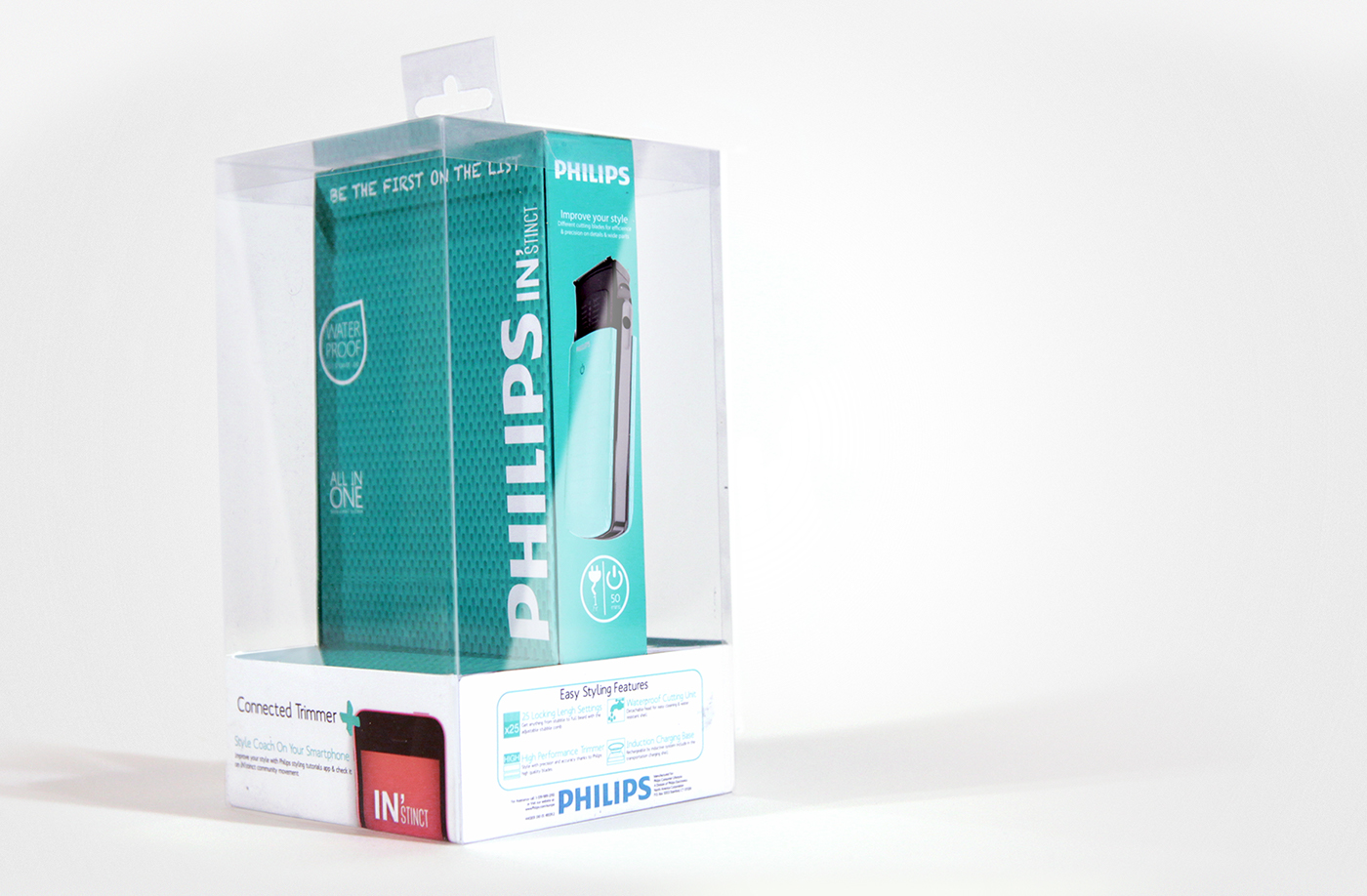 Philips，Electric shaver，Non-marking ，industrial design，product design，