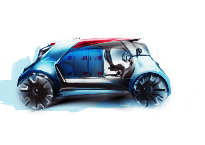 vehicle，Automobile design，design sketch，