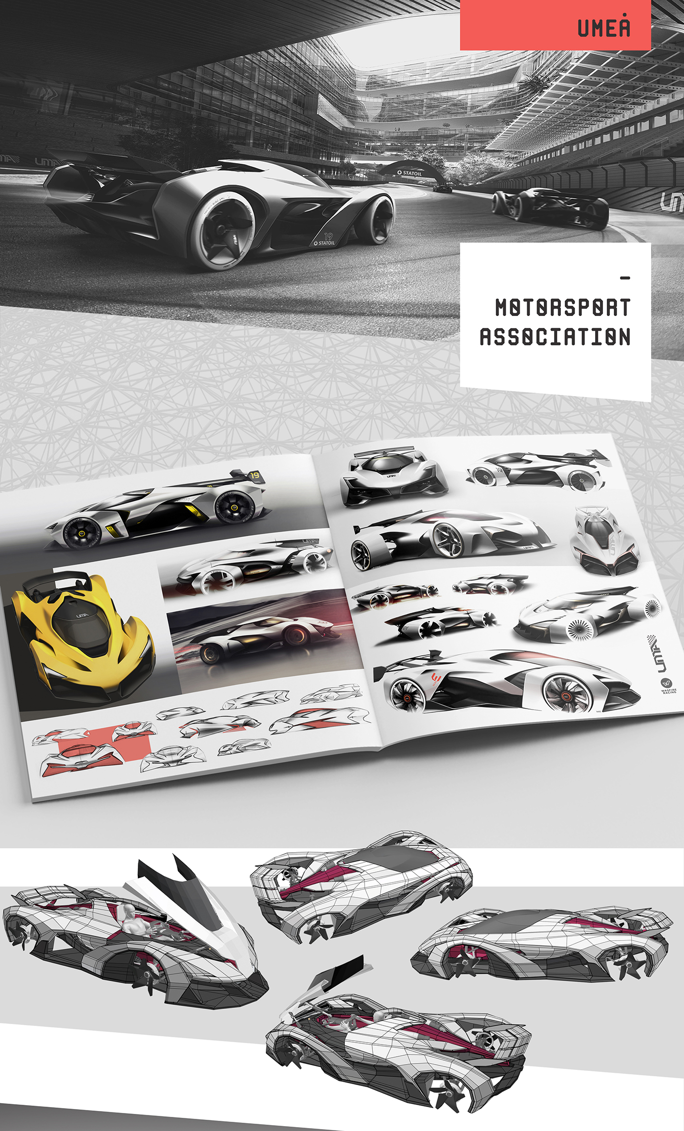 one，GT racing，Automobile design，industrial design，