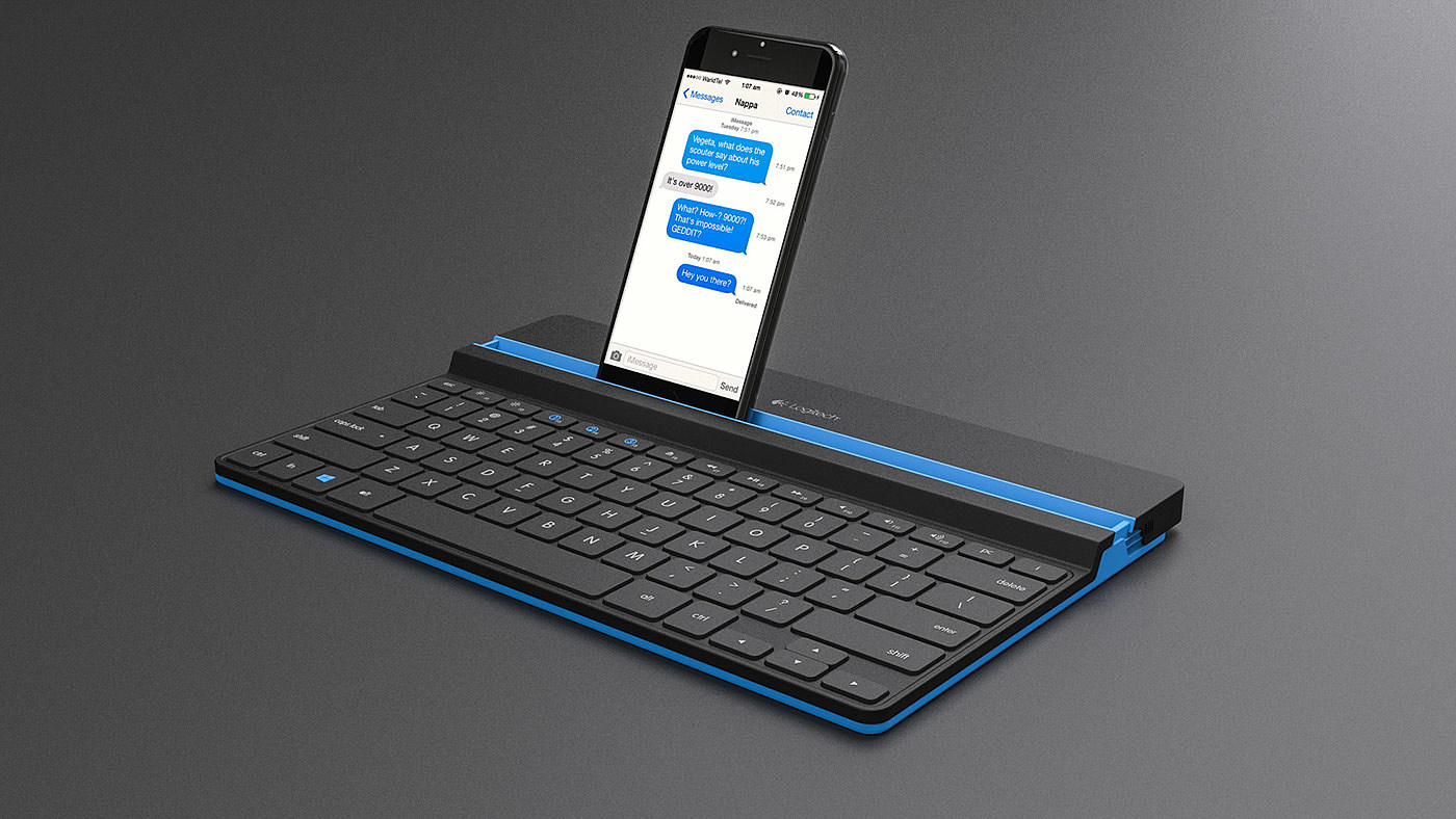 exquisite，Logitech，keyboard，red dot，logitech，k1500，wireless，Mobile companion，Tablet companion，industrial design，