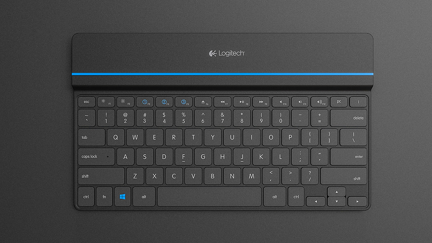 exquisite，Logitech，keyboard，red dot，logitech，k1500，wireless，Mobile companion，Tablet companion，industrial design，