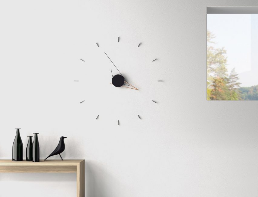 appearance，Clock，Simplicity，Northern Europe，product design，
