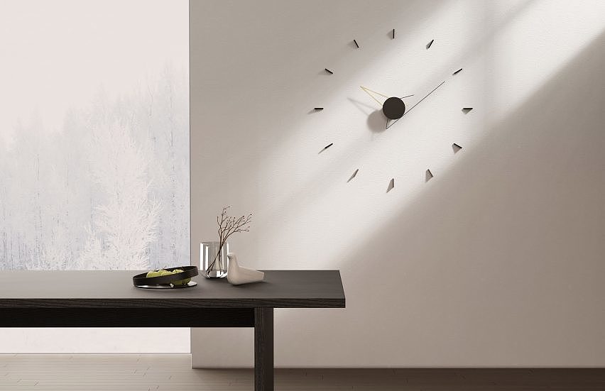 appearance，Clock，Simplicity，Northern Europe，product design，