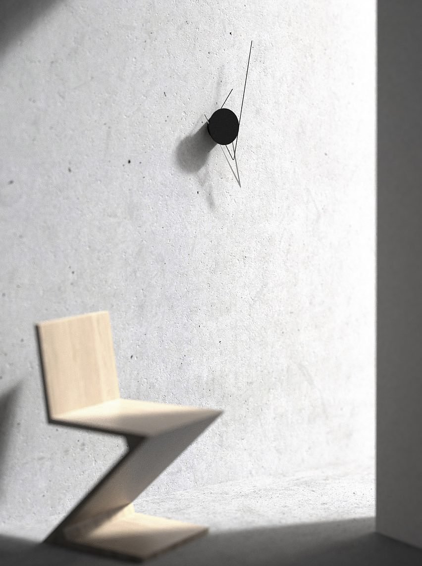 appearance，Clock，Simplicity，Northern Europe，product design，