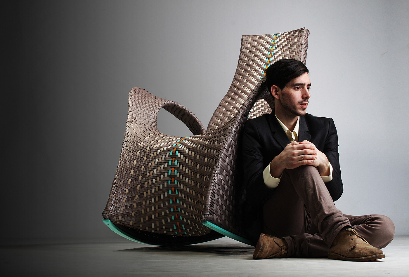Leisure chair，Aluminum frame，wicker，Cane chair，furniture design ，industrial design，